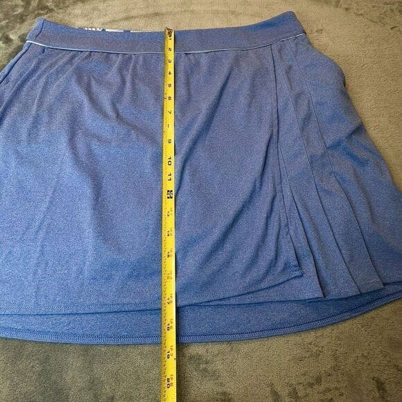 Greg Norman Sz XL Blue Golf Skort Skirt Sport Active ML75 Pleated Pull On 0218 - Picture 10 of 12